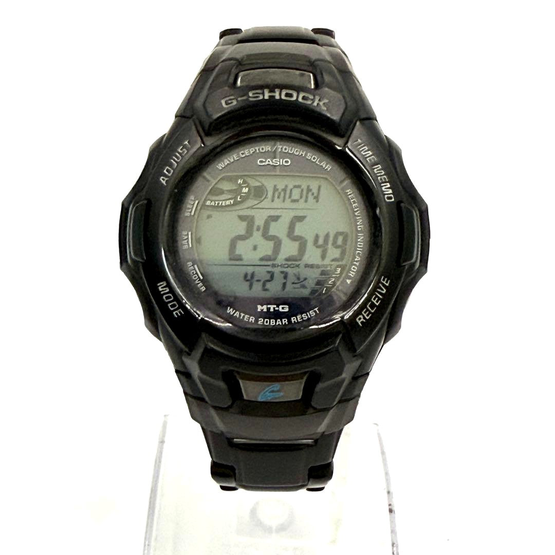 Casio G-Shock MTG-910DJ-2JF silver metallic radio solar shock resistant wristwatch