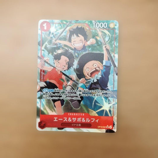 One Piece Monkey D. Luffy OP13 SR Parallel Card model 007 from Japan with SR rarity