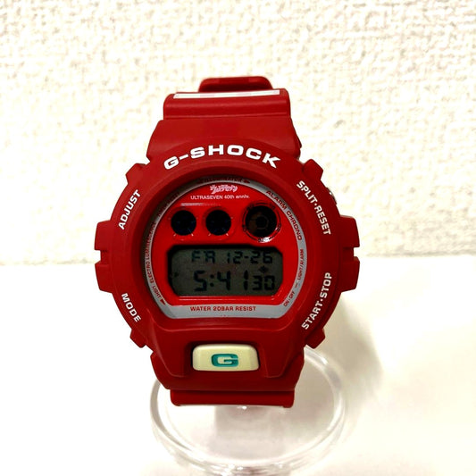Casio G-Shock DW-6900FS 40th Anniversary Ultra Seven collaboration watch Japan import front view