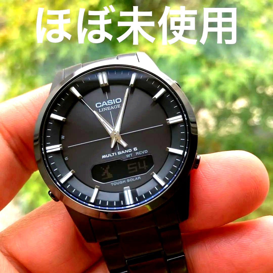 Casio Linerage Radio Solar Watch LCW-M170DB-1AJF black IP sapphire glass Japan import body only