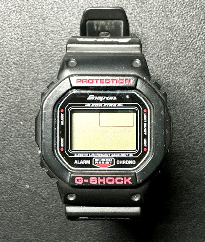 Casio G-Shock DW-5600VT Snap-on Collaboration Watch model CAS040GS with black and gray design