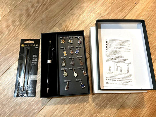 Toyota Crown Emblem Charm Pen Set