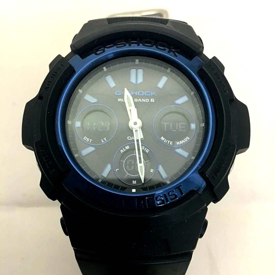 Casio G-Shock G-100A-1AJF digital analog solar watch with black resin band and 200m water resistance