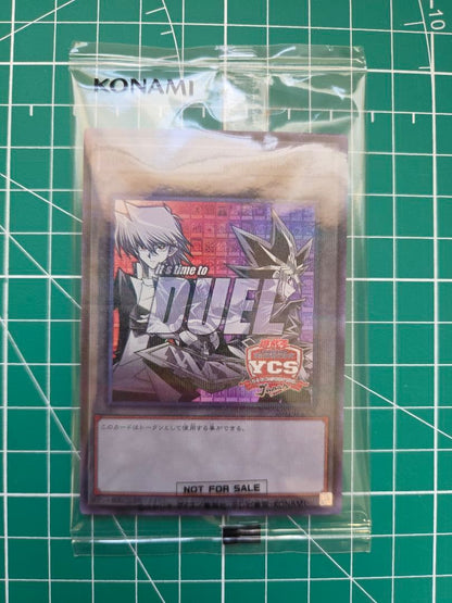 Yugioh YCSJ Osaka 2026 winner limited Yugi and Joey tokens sealed in original packaging from Japan import