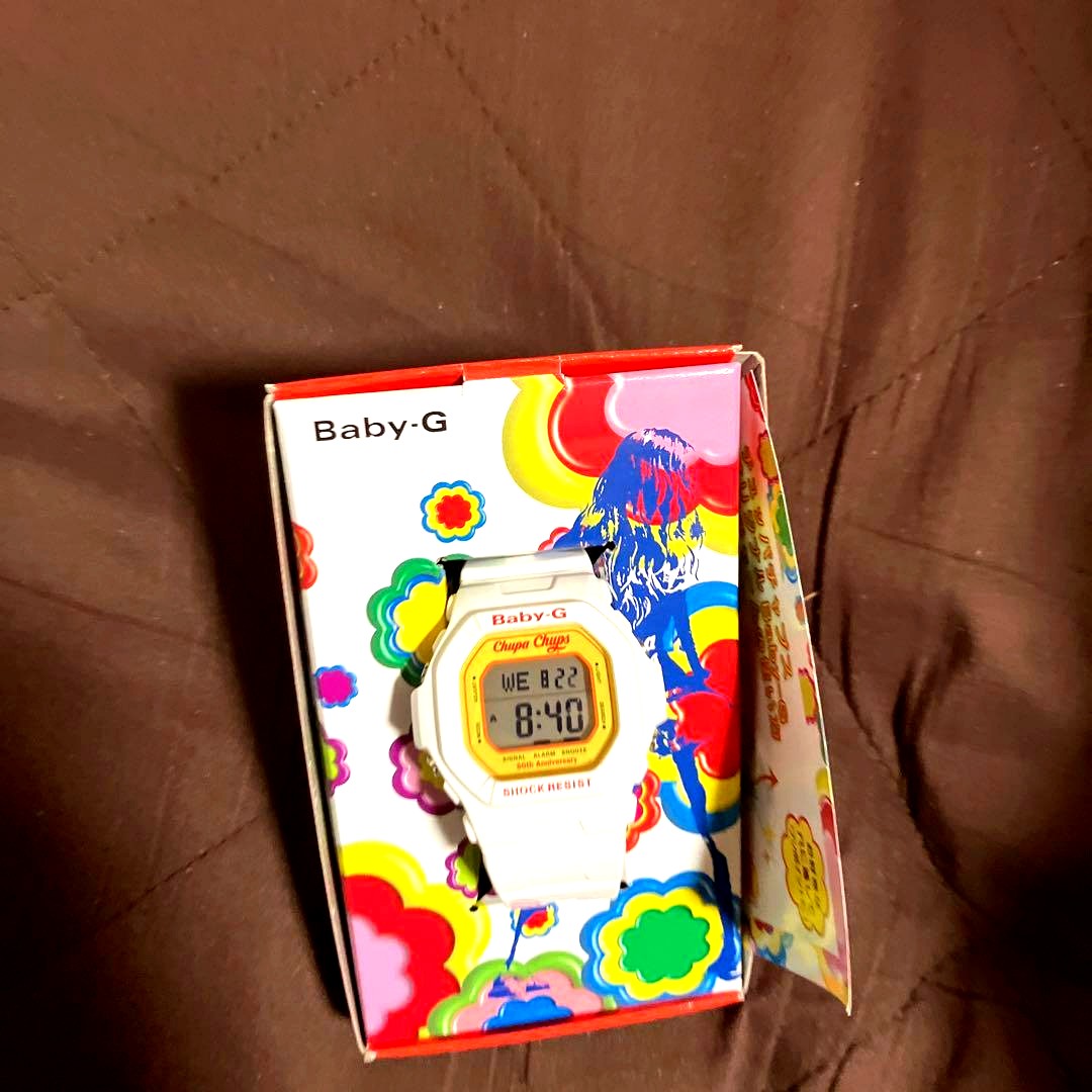 Baby G Chupa Chups limited 50th anniversary watch for women and kids with EL backlight logo