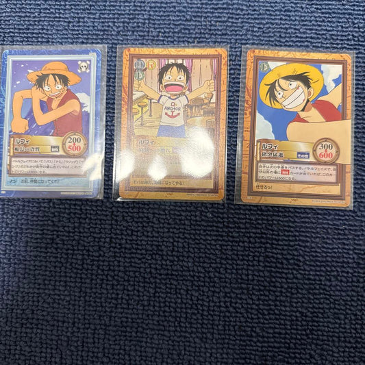 One Piece Trading Card Das Hyper Battle C04 featuring Luffy with Pirate Aspiration and Captain Qualities