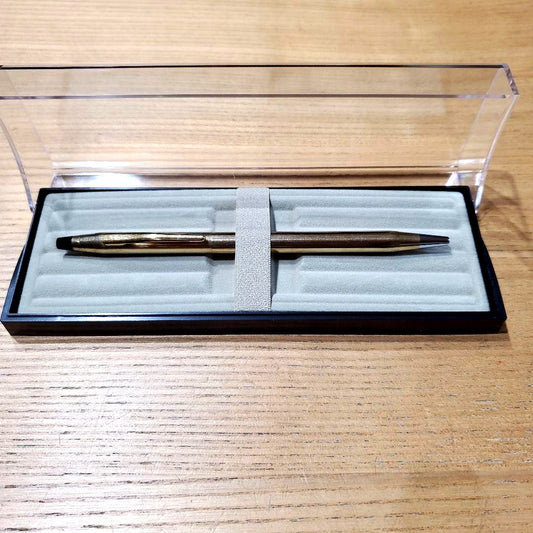 CROSS Classic Century gold-plated ballpoint pen body only with slim pencil-like design, Japan import