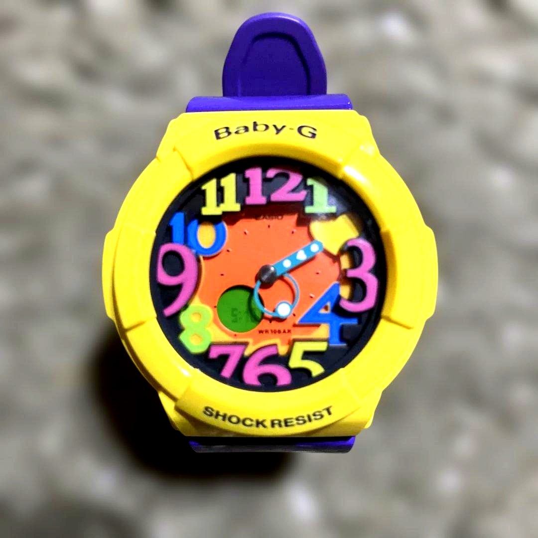 Casio Baby-G Crazy Neon Series BGA-131-9BJF Watch with Fluorescent Illumination — Japan Import