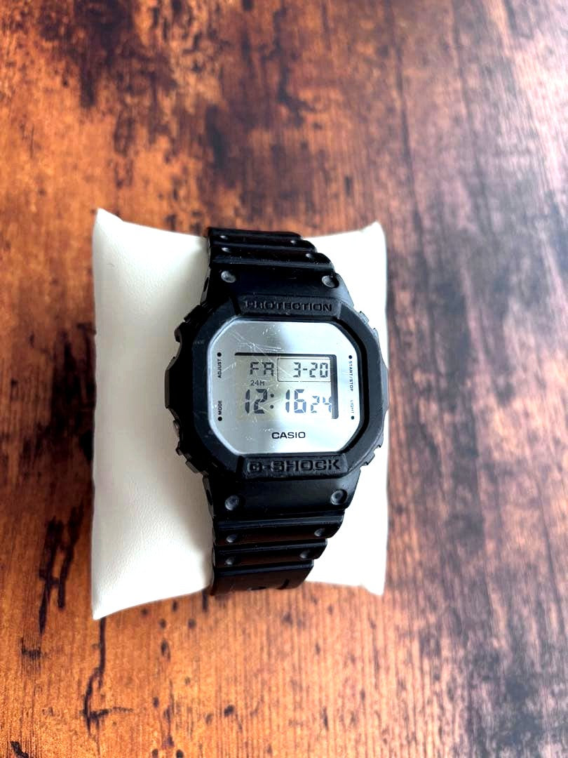 Casio G-Shock Digital Watch Black Model 3229/3421 with visible scratches and dirt on the surface