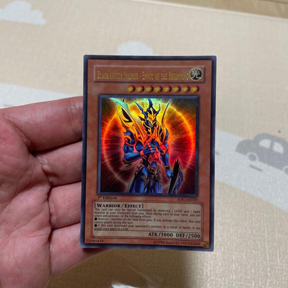 Yugioh Chaos Soldier the Messenger of Awakening Asia Japan Import collectible trading card with slight scratches