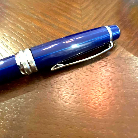Used Cross No.144 ballpoint pen with black oil-based ink and minor scratches Japan import