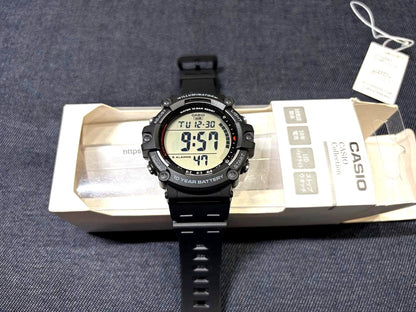 Casio Digital Watch in like new condition with digital display and black strap