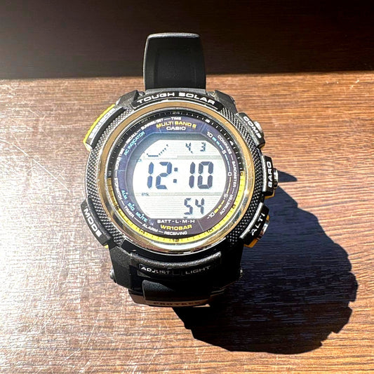 Casio Pro Trek PRW-2000A digital solar radio controlled watch body only with minor scratches