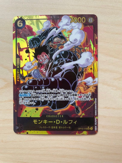 Monkey D. Luffy OP10-118 Parallel collectible figure from One Piece, Japan import