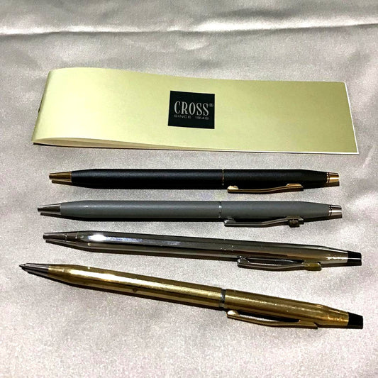 Cross Classic Century Ballpoint Pen USA Model with slim gold-plated and stainless steel body