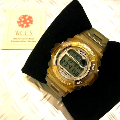 Casio G-Shock WCCS 90s DW-9600WC limited edition diver's watch with silicone band and original box