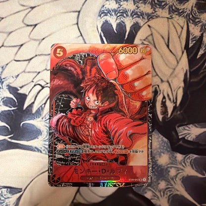 One Piece Monkey D Luffy trading card ST01-012 from the official One Piece Card Game series