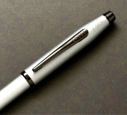 Cross 5032 Silver Black Ballpoint Pen Japan Import
