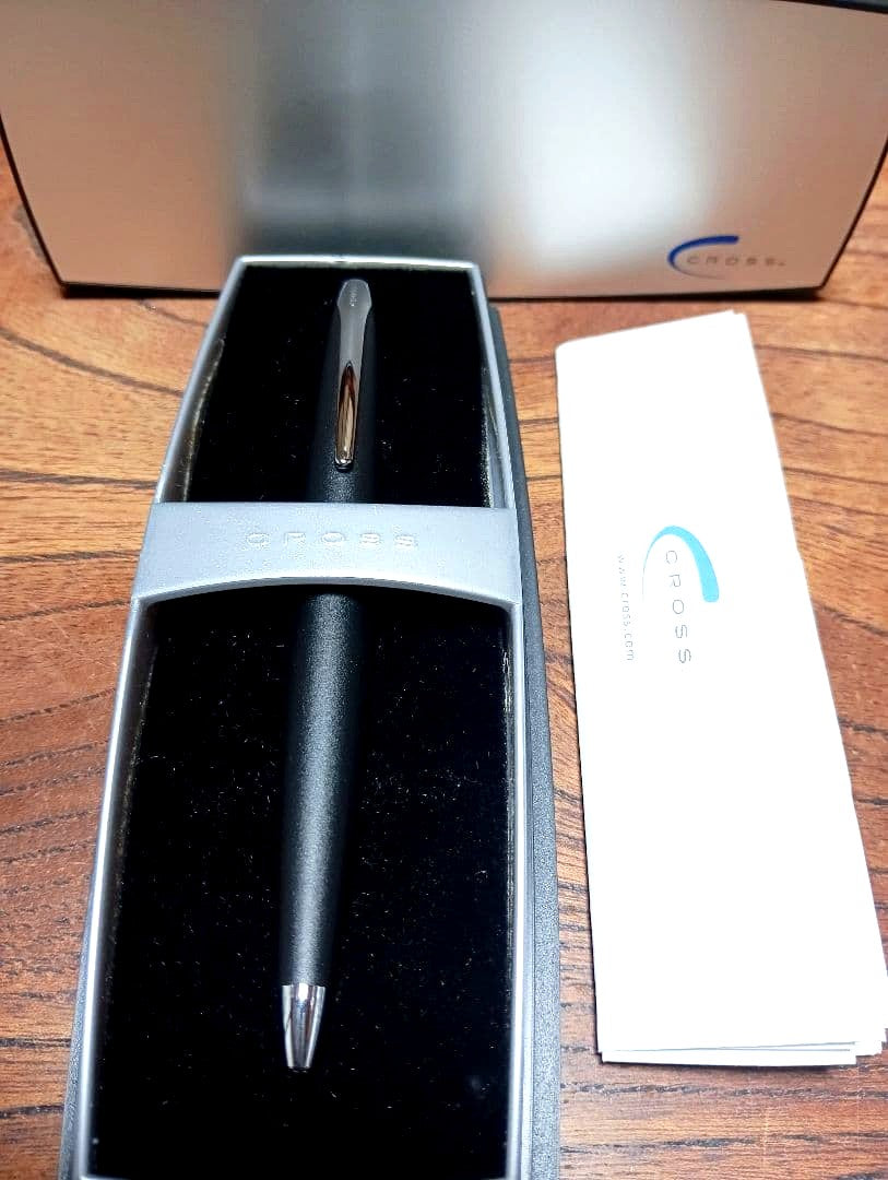 Cross ATX Ballpoint Pen Black Brass Japan Import
