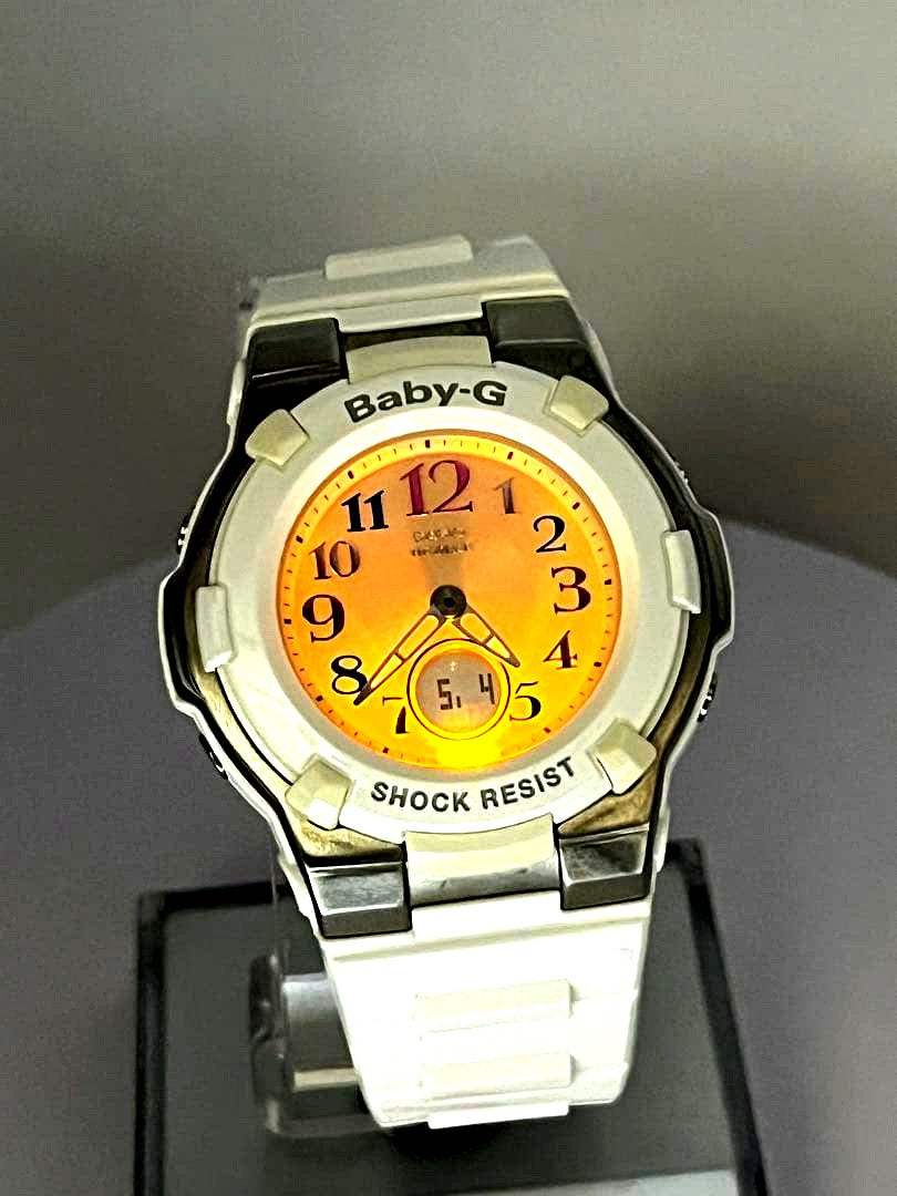 Casio Baby-G Series Tripper Solar Radio Wave Watch model BGA-1100GR-7BJF with round colorful case