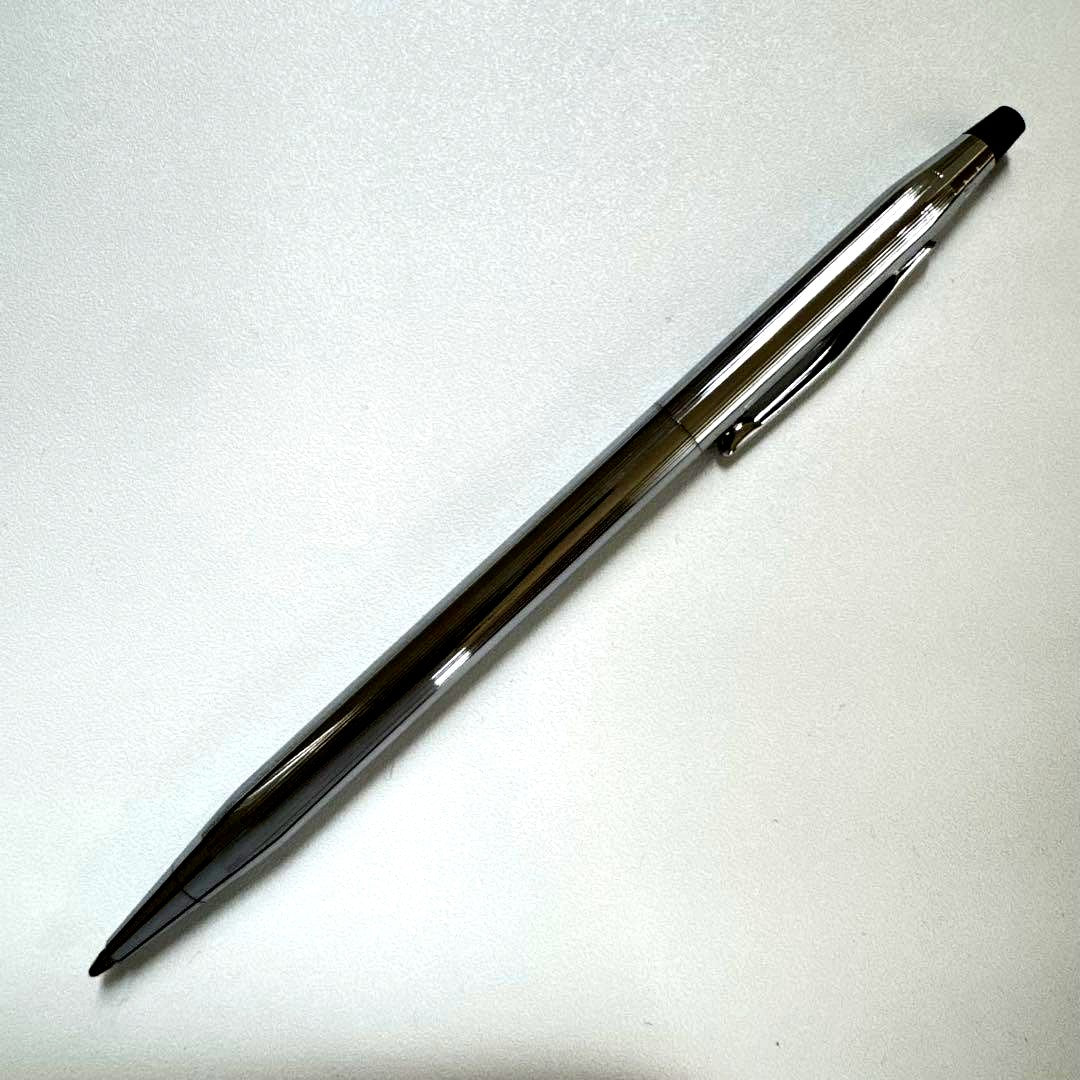 Vintage Cross Classic Century ballpoint pen with chrome finish and twist mechanism in case