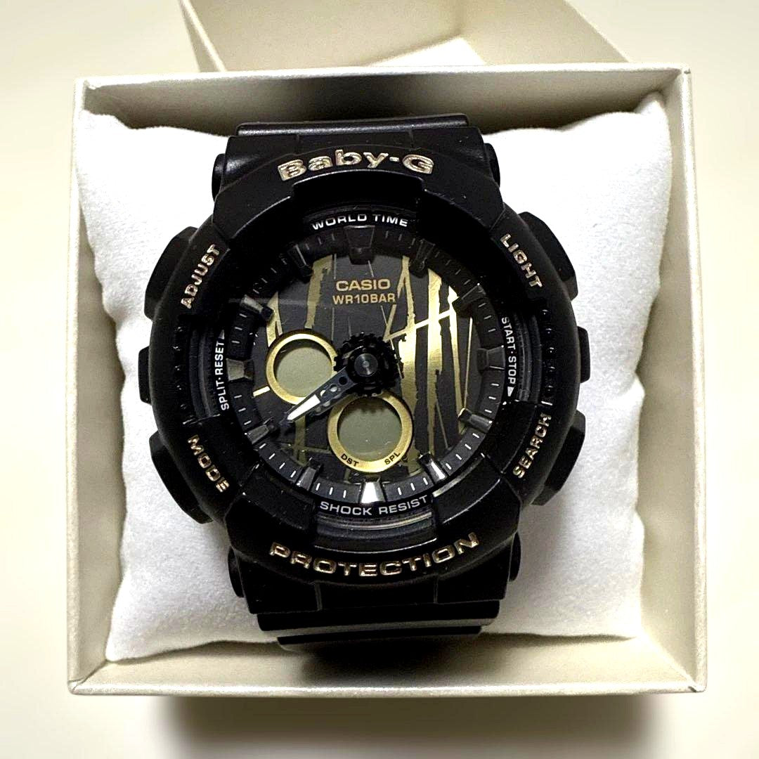 Casio Baby-G BA-120SP-1AJF wristwatch new unused black with pink accents