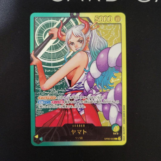 Yamato L Parallel Recfigur card with gold text model OP06-022