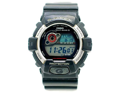 Casio G-Shock GW-8900 TDS solar-powered radio quartz watch with black resin band
