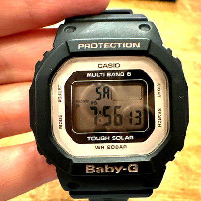 Casio Baby-G Multi Band 6 Watch Black and Pink Japan Import
