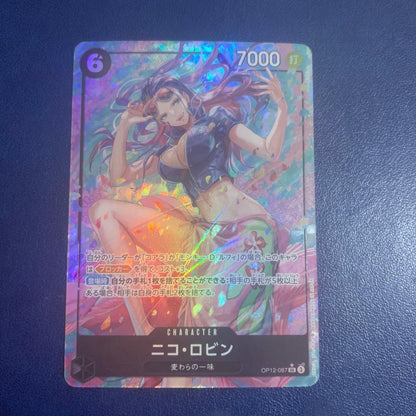 One Piece Card Nico Robin OP12-087 SR Parallel hologram character card from Japan import