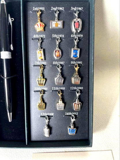 Toyota Crown Cross Ballpoint Pen Ornament Collection 14 Historic Ornaments — Japan Import