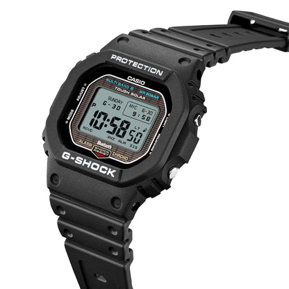 Casio G-Shock GW-BX5600-1JF square solar digital watch with Bluetooth and world time features