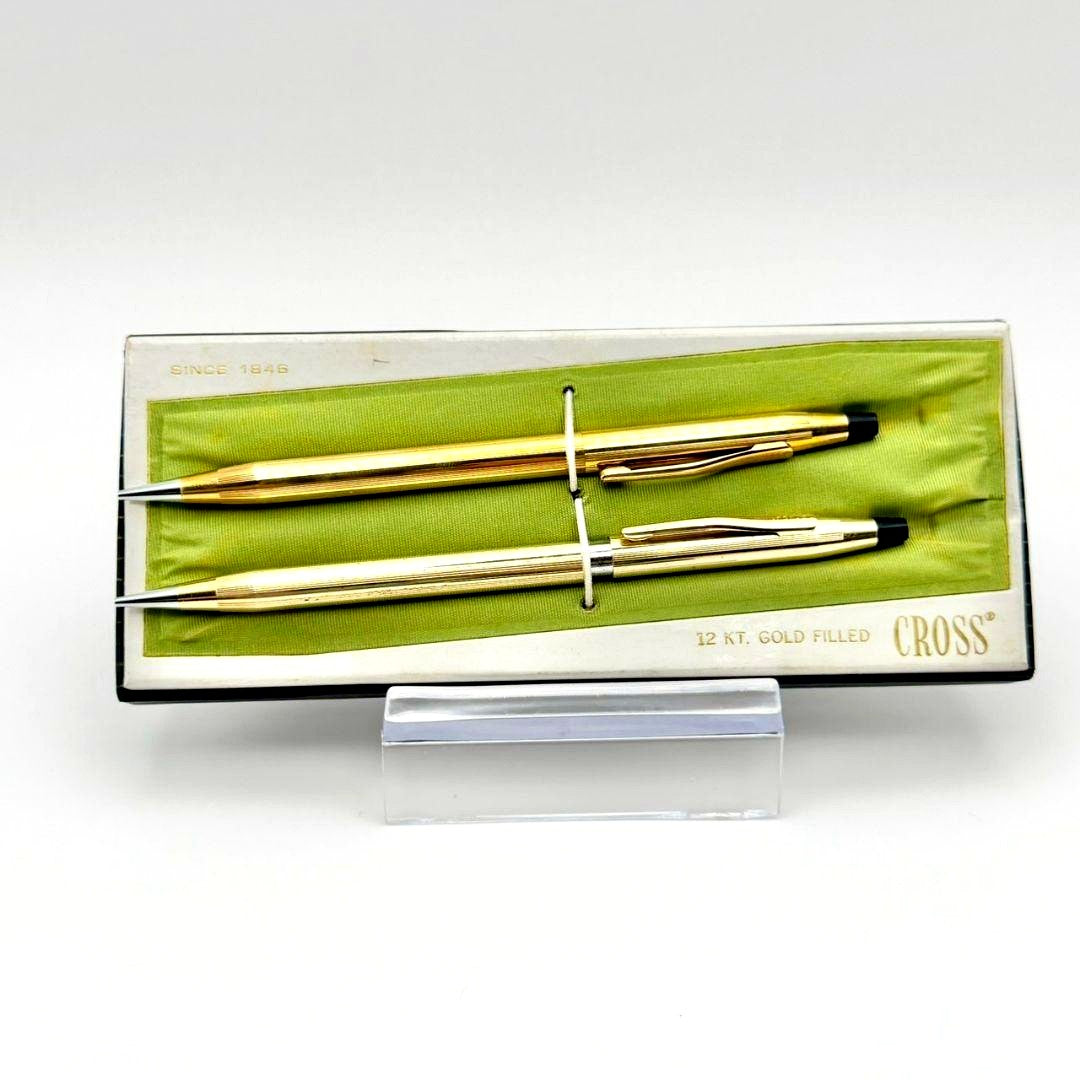 Cross 12KT Gold Filled Pen Set #53032 — Japan Import