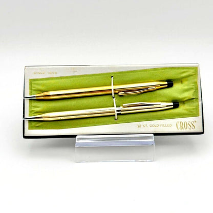 Cross 12KT Gold Filled Pen Set #53032 — Japan Import