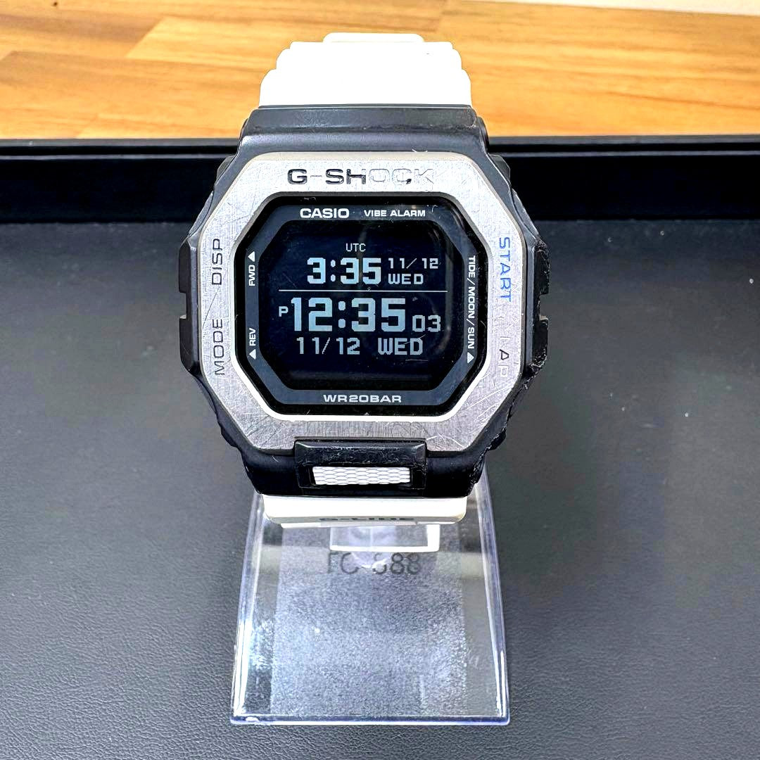 Casio G-Shock G-Lide GBX-100-7JF digital watch with shock resistance and 200m water resistance