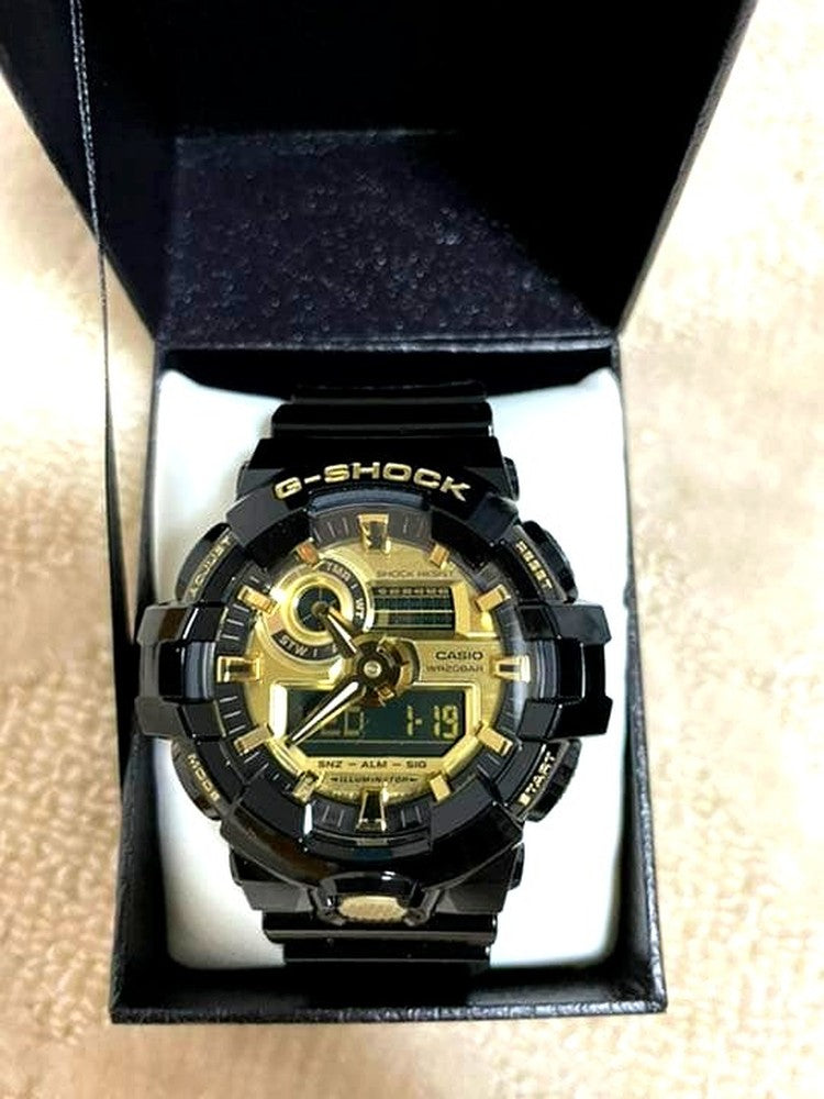 Casio G-Shock black quartz battery-operated wristwatch brand new Japan import