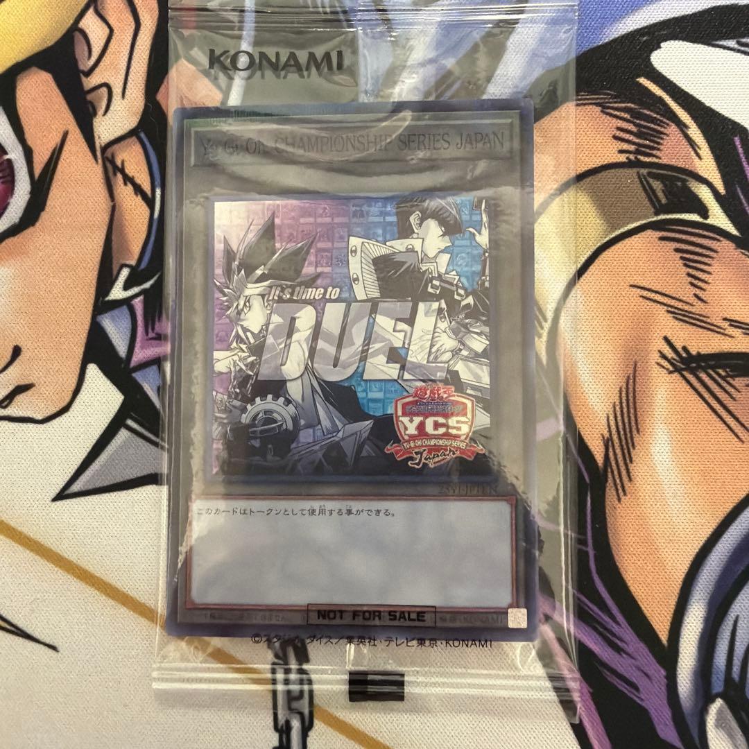 Sealed Yugioh YCSJ2025 Yugio and Kaiba tokens from Japan Import showing official event packaging