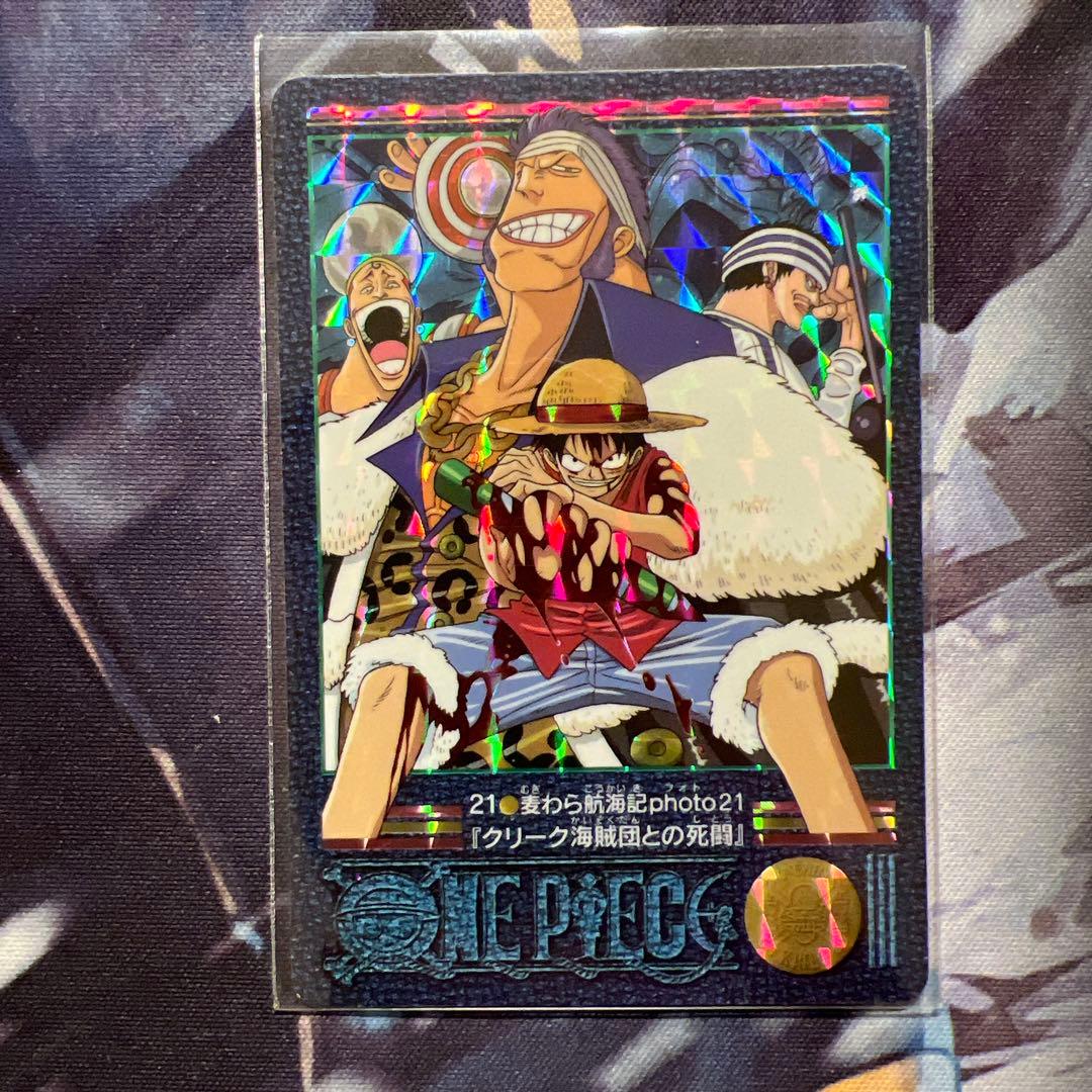 One Piece Visual Adventure 21 Straw Hat Voyage Photo 21 featuring Kirra by Bandai, Japan import, 3 x 4 inches
