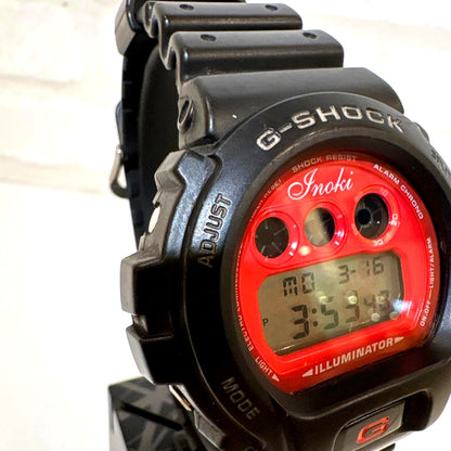 Casio G-Shock Antonio Inoki DW-6900 limited edition collaboration watch with black resin band
