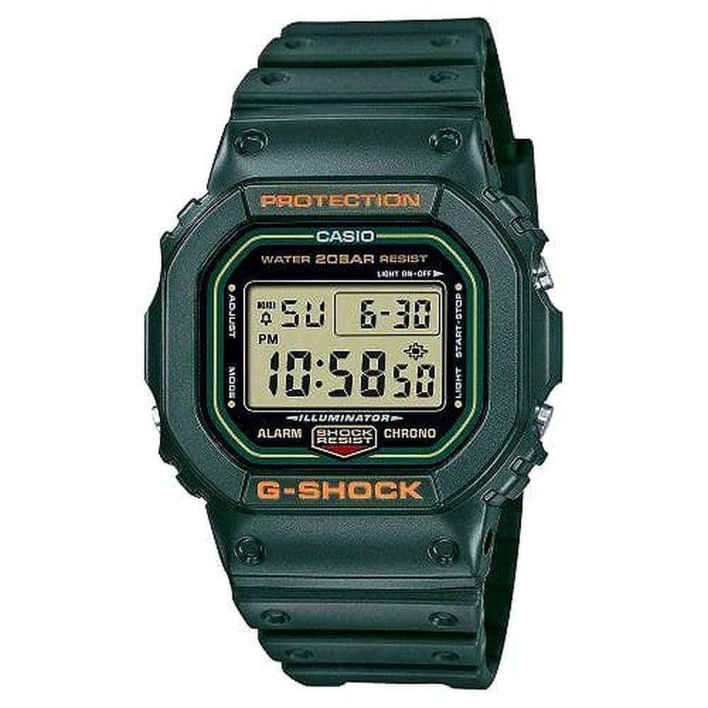 Casio G-Shock DW-5600RB-3JF Green Retro Speed Model Japan Import