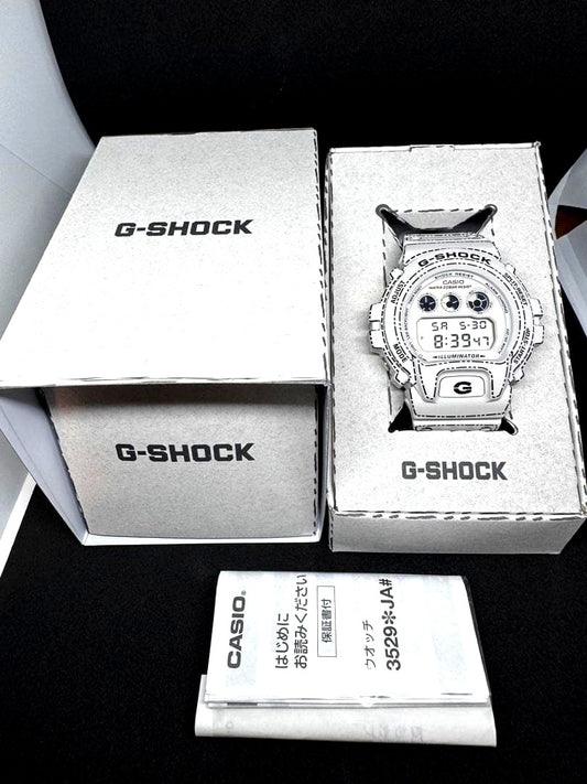 Casio G-Shock DW-6900RGM-5JR Origami series watch with black and red design, made in Japan
