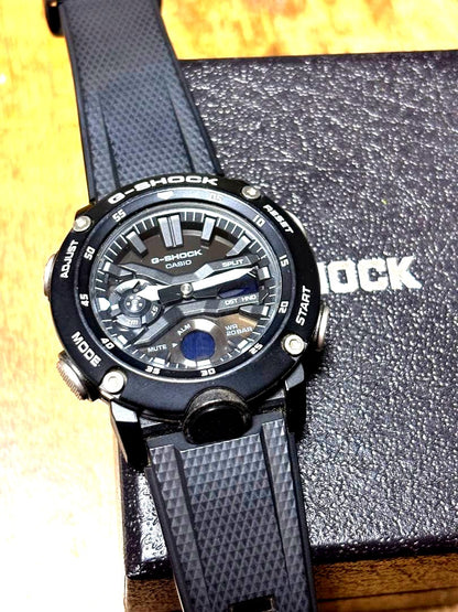 Casio G-Shock 5590JA black analog digital watch with 20BAR water resistance in original box