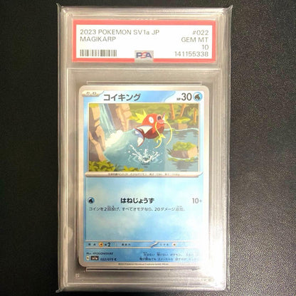 Pokemon Card Koi King PSA 10 graded card from Tricolor Beat series, Japanese language, in PSA case