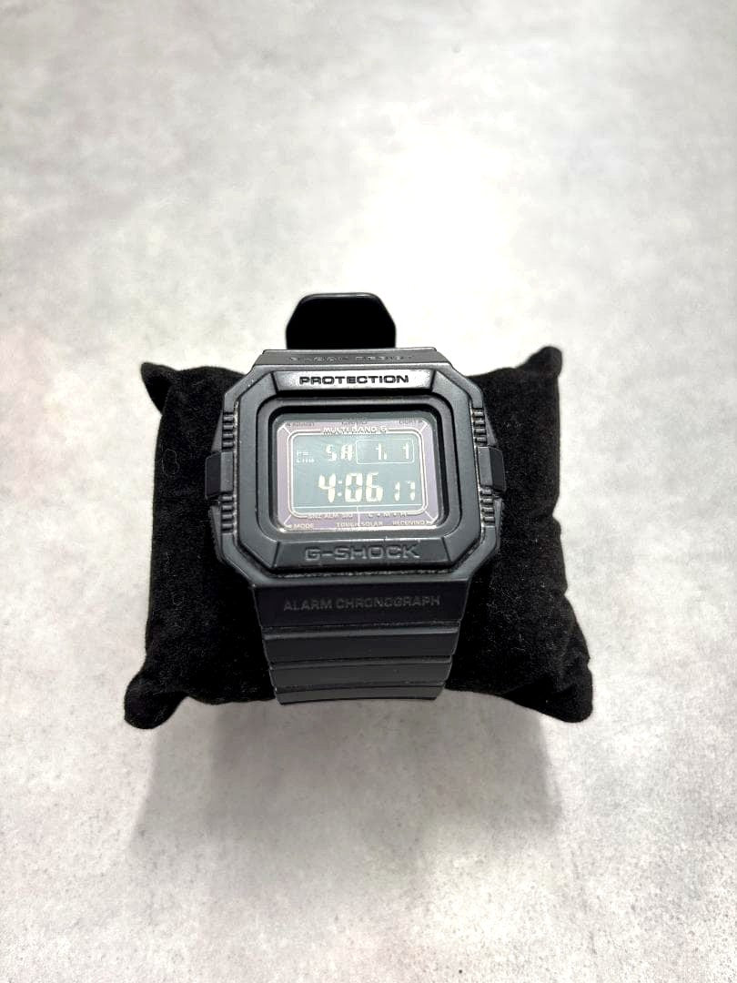 Casio G-Shock GW-5510 digital solar atomic watch with visible signs of use and scratches Japan import