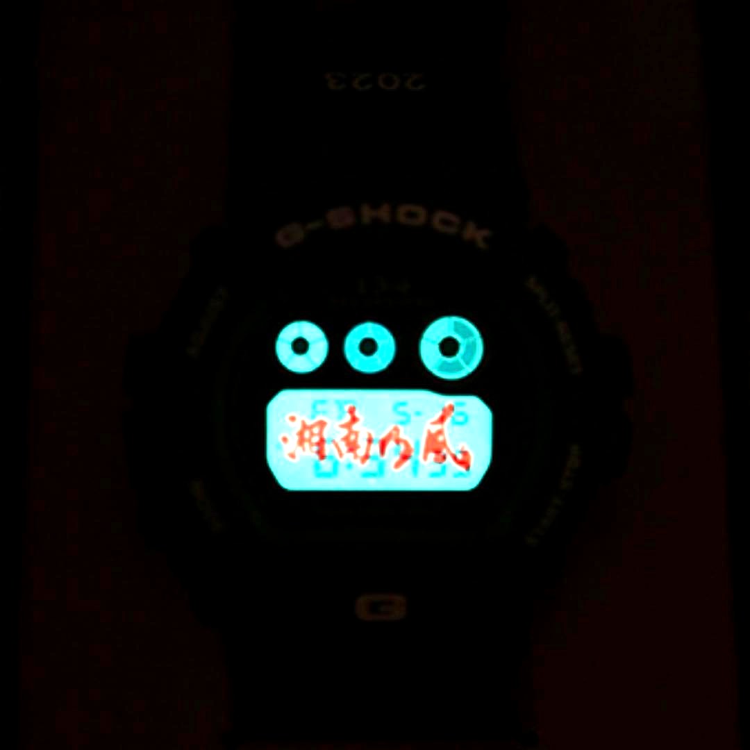 Casio G-Shock Shonan Tribe DW-6900 shock resistant watch with black resin band and digital display
