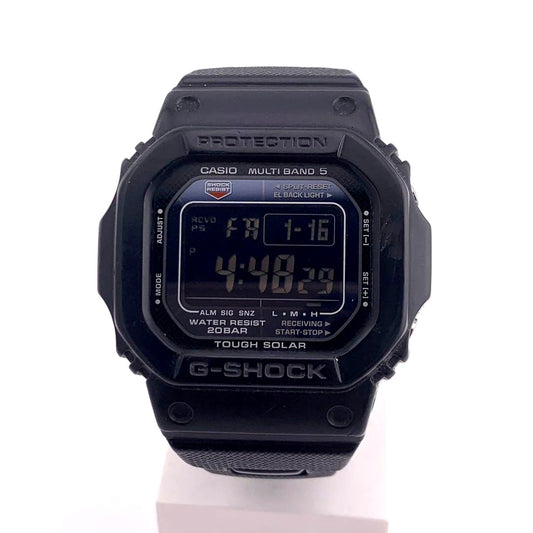 Casio G-Shock GW-M5600BC digital watch with black resin band and LED backlight
