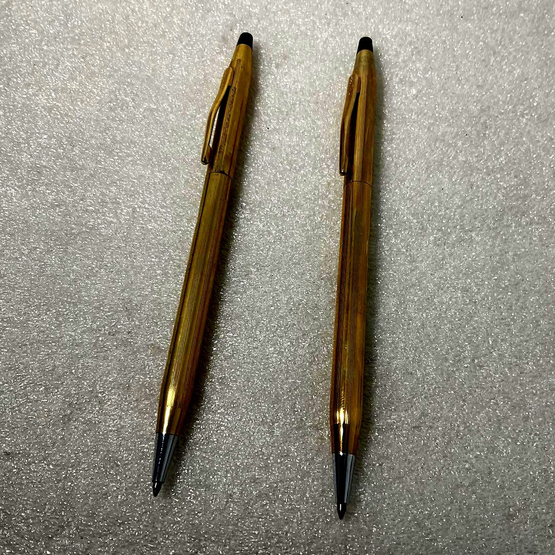Cross Gold Ballpoint Pen Field K12 and K10 Made in USA — Japan Import