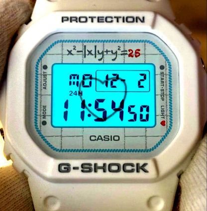 Casio G-Shock Rubber Collection Limited Speed Watch 2021 Edition white model DW-D5600LD and BGD-501LD