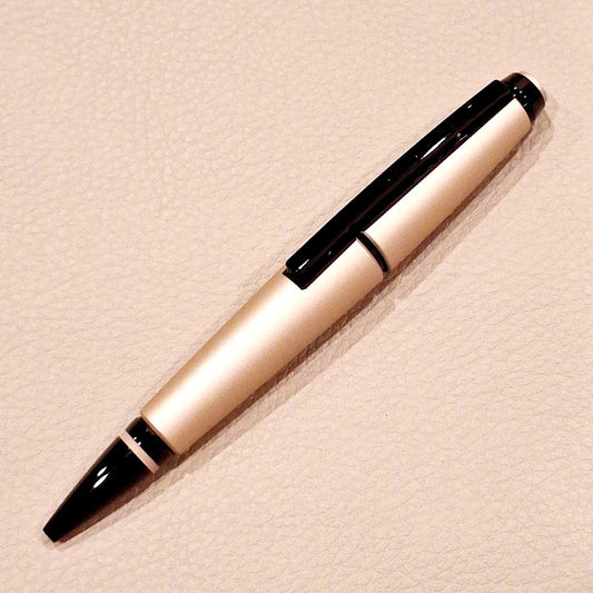 Cross AT0555-14 gel ink ballpoint pen with slide mechanism, metal shaft, and resin exterior in matte haze lacquer finish