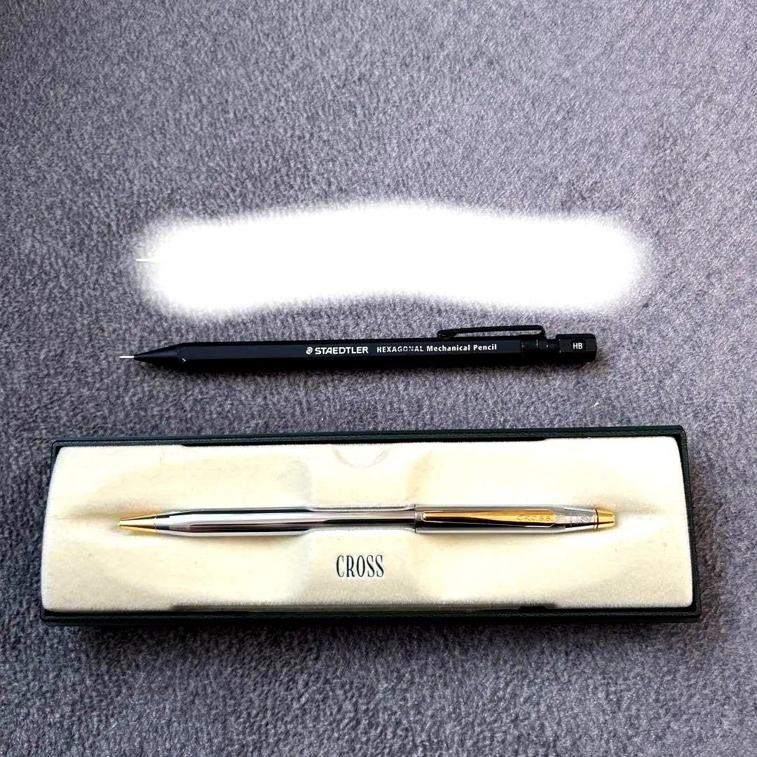 CROSS Hexagonal Mechanical Pencil Bulk Black Metal Model - Japan Import